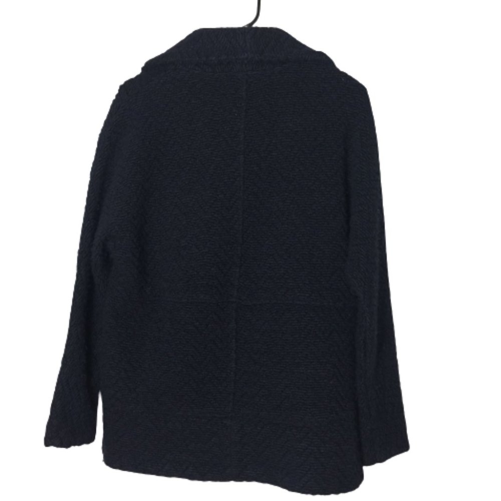 BB Dakota Women's Johnna Knit Cocoon Jacket Navy - Picture 11 of 14